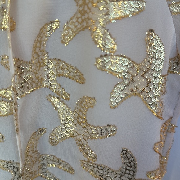 Lilly Pulitzer gold metallic dress size XXS. - Picture 4 of 9